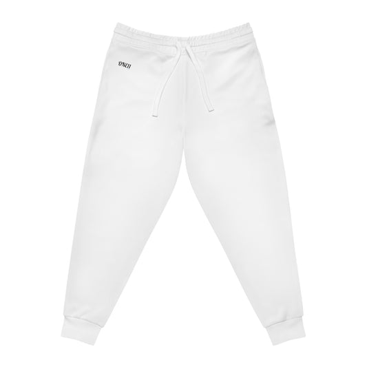 ONE11Drip White Athletic Joggers